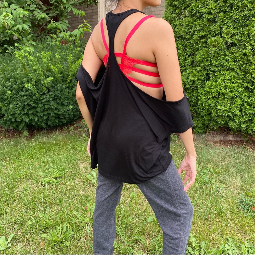 ⭐️ ASOS Cold Shoulder Racerback Top - Picture 5 of 13